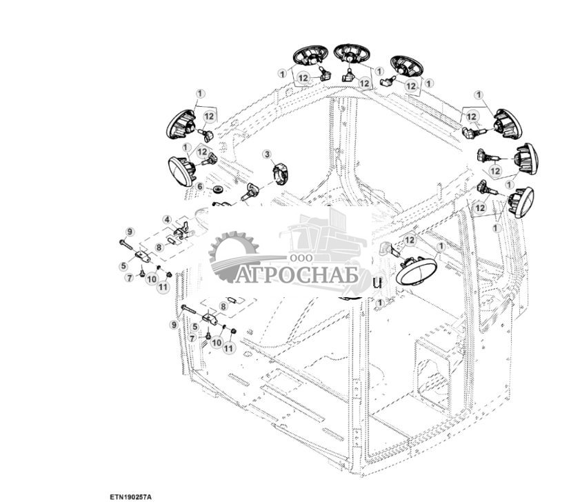 Фара дорожного освещения, с регулируемым прожектором, галогенная (для стран СНГ, Европы, Северной Африки, Ближнего Востока) - ST915590 407.jpg